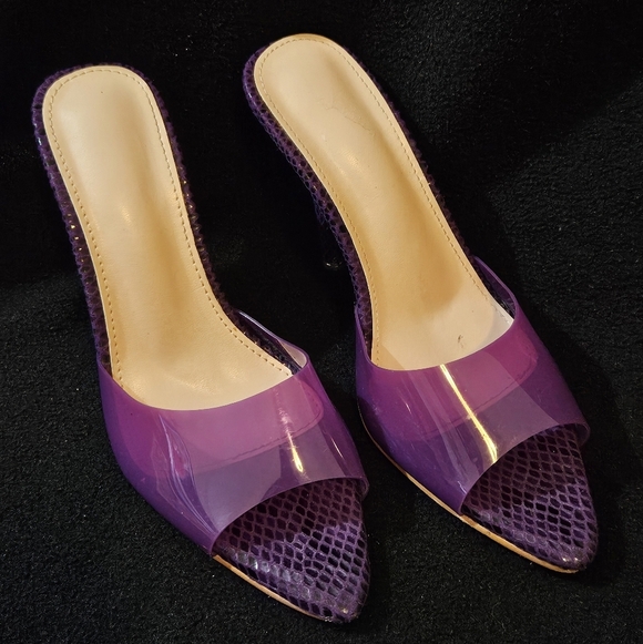 Elegant Purple Women's Heels - Picture 3 of 7